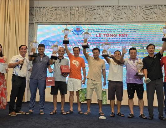 Tổng kết, bế mạc Giải Tennis - Pickleball: Hơn 600 triệu đồng vận động từ giải đấu 